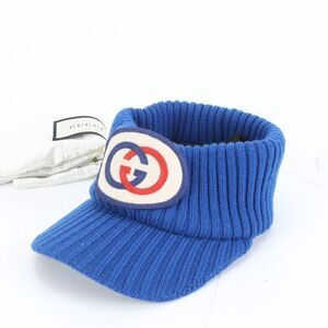 Gucci Interlocking G Knit Sun Visor Cap Hat Outdoor Men's RCE De48-10